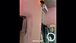 Fitting Hijab Kebaya Dress with Thai Maid