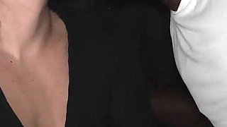 At Night on the Bus in the Parking