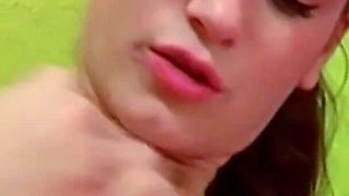 Sexy babe gets fucked and pissed in the bathroom