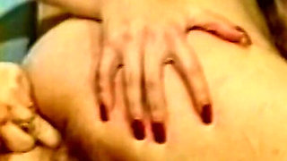 Vintage Lesbian Sluts: a Bath with Giant Dildos and Pussy Licking