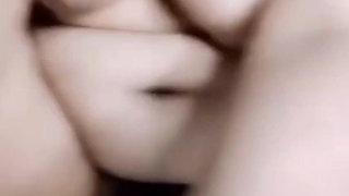 Long Time No See with My Girlfriend Hijab Big Natural Breasts Horny Plug Pussy