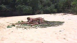 Hot Twinks Wrestle Naked In The Sand
