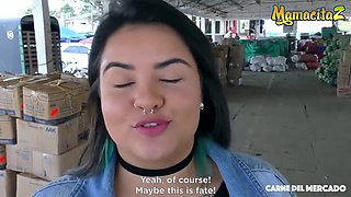 Busty Chubby Colombian Babe Likes It Rough