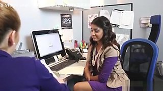 Horny Teenagers Seduce Their Old Paps In A Office