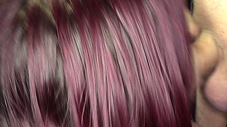 Busty redhead teen blowjob and cock ride