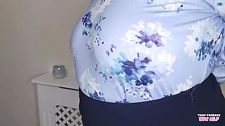 Cheating BBW Aunt Shows Off Her Hairy Pussy and Big Natural Tits in Homemade Video