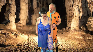 The Flintstones: Granny Betty Rubble Masturbates, Sucks Fred's Cock & Fucks Him