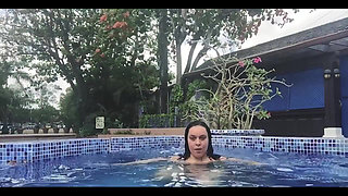 Watch Me Enjoying Myself in the Pool Wearing a Bikini