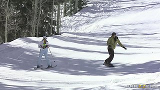 Tease On Skis With Jordan Ash, Jessica Nyx - Brazzers