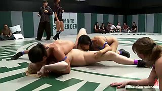 4 Compete In The Only Tag Team Non-Scripted Wresting In The World Brutal Holds & Submissions - Kink