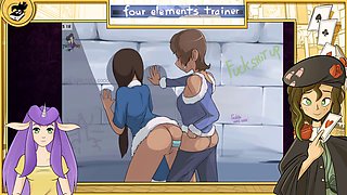 Hentai vtuber Purity Sin explores adult toys and monster girls in smoochy girl-on-girl action
