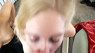 Anna Blossom and Friend Spark Double POV Passion