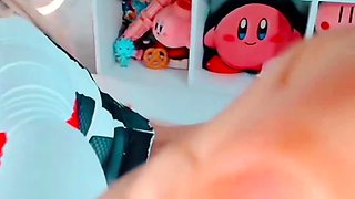 Tight sweet clit and ass solo toy fun