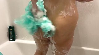 Big Ass MILF Shower Fuck with Awxminatii - Homemade 4K Porn