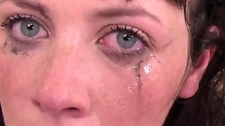 Young extreme deepthroat teen face fucked