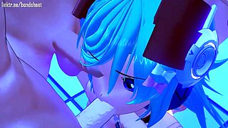 Gunvolt's Lola Finds Herself in a Mixed Gangbang After Getting Invited to Smash Bros