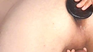 Sexy Romanian Stepsister Femdom Strapon Pegging with Huge Strap on Dildo, Ass Fuck, Sounding