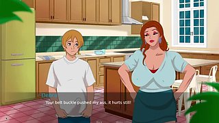 Debra the Hot Brunette Housewife Gets Stuck and Fucked Hard - Big Tits & Big Ass