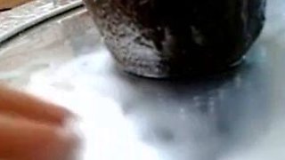 Hot Babe fucks her pussy and squirts