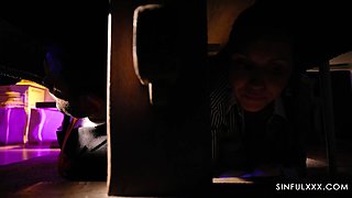 Kristina Grace's Heat Ignites Wild Blowjob Threesome Passion