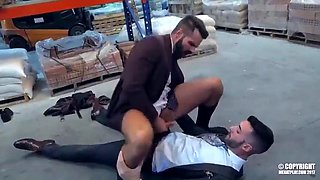 Executives Fucking in Company Warehouse