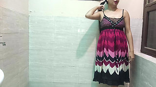 Desi Indian Step Father Punishes His Young Step Daughter After He Sees Her Smoking Alone