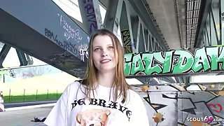 GERMAN SCOUT - Butt fuck Casting Skylar Sweet