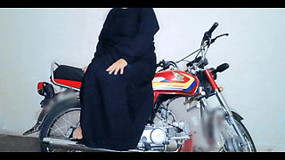 Bike Rider Girl First Time Meeting with Boyfriend