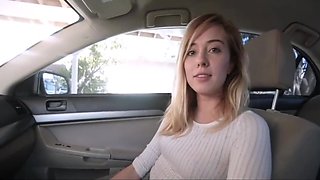 Step sister fucking with brother in car
