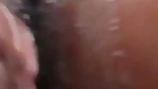 Ebony Teen Getting Fucked in a Host Shower