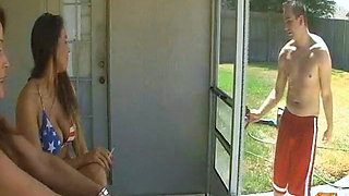 Smoking Julia Fucks Her Stepson