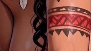 Moana From the Cartoon Gets Fucked Hard, Her Breasts Are Big, and Her Moans Are Loud (ai Generation)