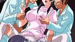 Booby and booty hentai nurse gets gangbanged by her patients