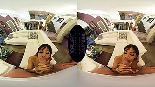 Hot sister of my girlfriend: Big Tits, Blowjob  Anal VR Porn