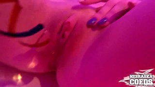 Wonderful hussy hot solo mind-blowing scene