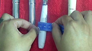 Japanese Wife Cervix insertion objects 2 vibrators and chain
