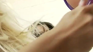 Charlie organizes a pussy wash with a pump in the ass