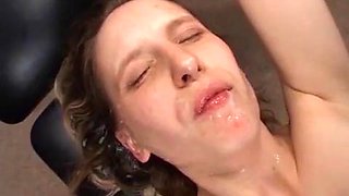 Extreme german bukkake orgy