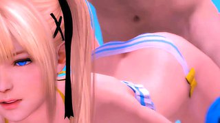 These 3D Naked Girlfriends from Games Likes a Huge Cock
