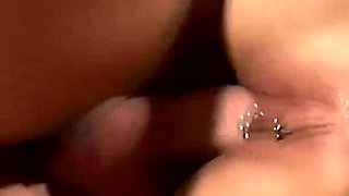 Black hair milf tattooed pussy fucking in the bedroom