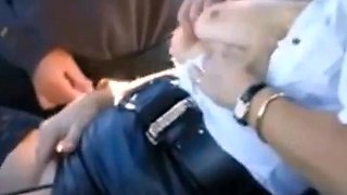 French Amateur Shows Off in Car