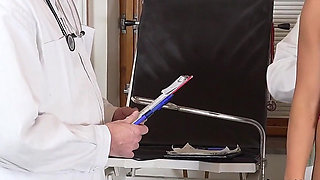 Medical Exam of Sexy College Student Juliia