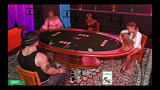 Nasty City HENTAI Game Ep.2 Strip poker and Homemade GLORYHOLE FOOTJOB !