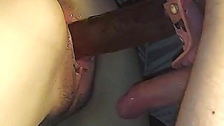 Fucking My Girl in the Morning with Huge Dildos
