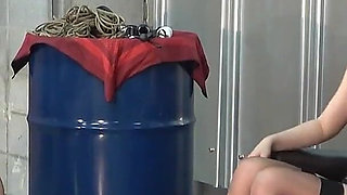 Game Where Two Masochistic Men Compete to Remove Dildo From Masochistic Woman's Pussy Using Only Mouths and Deliver to Mistress