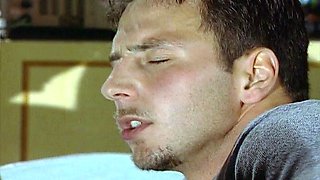 Blonde brunette and redhead having threesome at the office