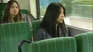 Japanese Lesbo Bus sex (censored)