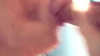 Sexy MILF Marie Close-up Sucking