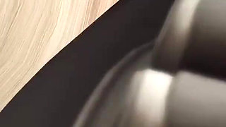 Sci-fi BDSM in the bunker with a sexy young cuffed blonde with many boobs