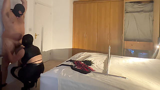 Mistress X dominates her slave